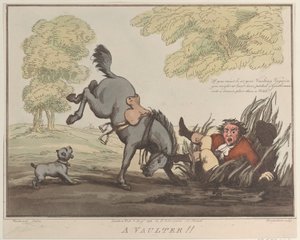 Horse Accomplishments, Skica 12: A Vaulter !!, 1. srpna 1799., 1. srpna 1799. od Thomas Rowlandson