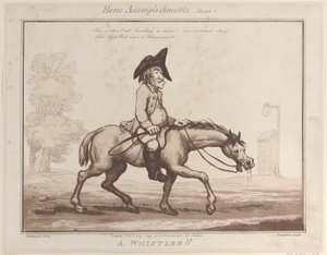 Horse Accomplishments, Sketch 3: A Whistler !!, 1. srpna 1799., 1. srpna 1799. od Thomas Rowlandson