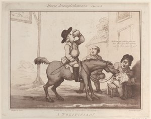 Koňské úspěchy, náčrt 5: Politik!!, 1. srpna 1799, 1. srpna 1799. od Thomas Rowlandson