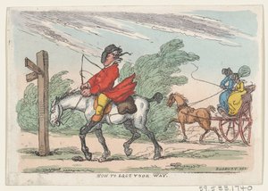 Jak ztratit cestu, 1803-1815., 1803-1815. od Thomas Rowlandson