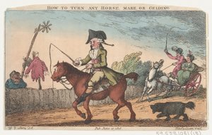 Jak proměnit jakéhokoli koně, klisnu nebo valacha, 11. června 1808, 11. června 1808. od Thomas Rowlandson