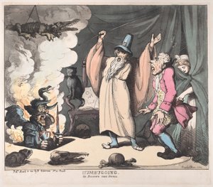 Humbugging, nebo Raising the Devil, 12. března 1800, 12. března 1800. od Thomas Rowlandson