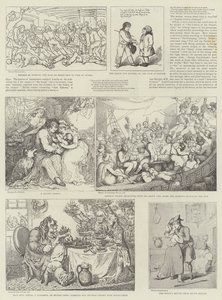 Humorné umění na královské námořní výstavě od Thomas Rowlandson