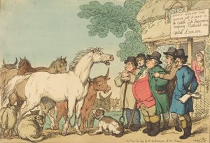 Pojistitelný dobytek, publikoval 1809. od Thomas Rowlandson