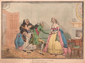 Úvod, hospoda. 1793 (ručně kolorovaná rytina) od Thomas Rowlandson