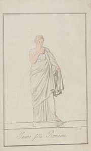 Mladá Římanka od Thomas Rowlandson
