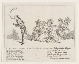 La politesse Françoise aneb The English Ladies Petition to Jeho Excellence the Mushro..., 4. května 1789. od Thomas Rowlandson