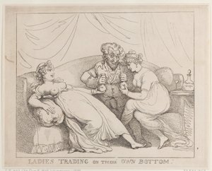 Ženy, které obchodují na vlastní účet od Thomas Rowlandson