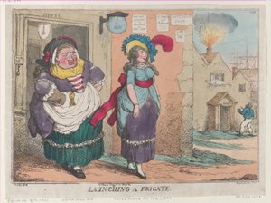 Vypuštění fregaty, [1. února 1809], dotisk., [1. února 1809], dotisk. od Thomas Rowlandson