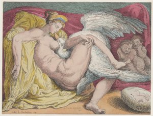 Leda a labuť, 1799., 1799. od Thomas Rowlandson