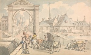 Limburg, Belgie od Thomas Rowlandson