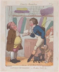 London Outrider nebo Brother Saddlebag, 10. září 1799, 10. září 1799. od Thomas Rowlandson
