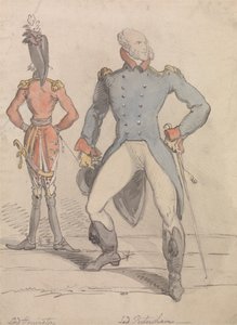 lord Harrington a lord Petersham od Thomas Rowlandson