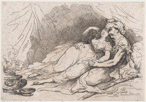 Láska na Východě od Thomas Rowlandson