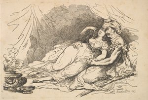 Láska na Východě od Thomas Rowlandson