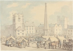 Market Day v Richmondu v Yorkshire od Thomas Rowlandson
