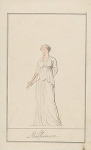 Melpomené od Thomas Rowlandson