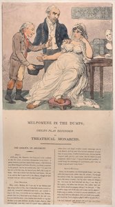 Melpomene na skládkách aneb Dětská hra bráněná divadelními panovníky, 1804., 1804. od Thomas Rowlandson