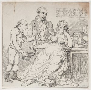 Melpomene na skládkách aneb Dětská hra bráněná divadelními panovníky, Dece..., 14. prosince 1804. od Thomas Rowlandson
