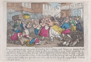 Miseries of London, 1807-08., 1807-08. od Thomas Rowlandson