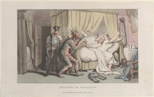 Chyby v Cavaillonu, z Journal of Sentimental Travels in the Southern Pro..., 1. ledna 1822. od Thomas Rowlandson