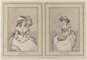 Modish a Prudish, 1. prosince 1791, 1. prosince 1791. od Thomas Rowlandson