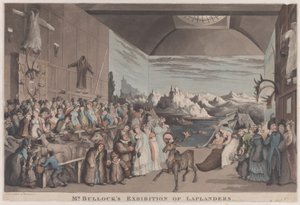 Výstava Laponců pana Bullocka, 8. února 1822., 8. února 1822. od Thomas Rowlandson