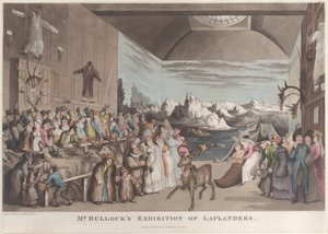 Výstava Laponců pana Bullocka, 8. února 1822., 8. února 1822. od Thomas Rowlandson