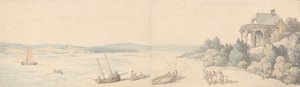 Chata pana Drummonda, East Cowes, ostrov Wight od Thomas Rowlandson