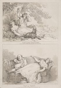 Odpočinek na venkově – Odpočinek ve městě od Thomas Rowlandson