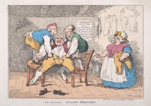 New Invented Elastic Breeches, 1. listopadu 1784, 1. listopadu 1784. od Thomas Rowlandson