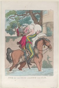 Nikdo, ale stateční si zaslouží férovku, 1813., 1813. od Thomas Rowlandson