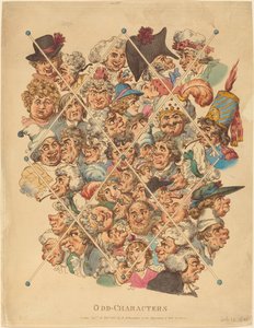 Liché znaky od Thomas Rowlandson