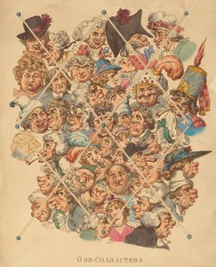 Odd-Characters, publikoval 1801. od Thomas Rowlandson