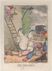 Off She Goes, 1812., 1812. od Thomas Rowlandson