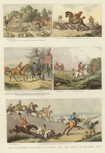 Staromódní sportovní obrázky od Thomas Rowlandson