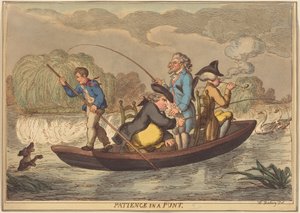 Trpělivost při puntování od Thomas Rowlandson