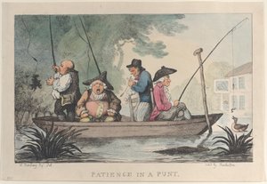 Trpělivost v pramici, 1811., 1811. od Thomas Rowlandson