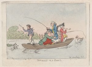 Trpělivost v Punt, ca. 1803, ca. 1803. od Thomas Rowlandson
