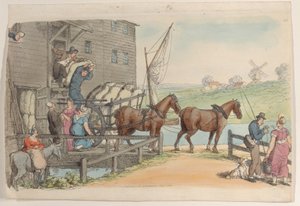Talíř 23, z World in Miniature, 1816., 1816. od Thomas Rowlandson