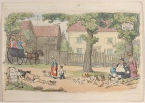 Talíř 32, z World in Miniature, 1816., 1816. od Thomas Rowlandson