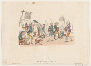 Pont Neuf, Paříž, 1. května 1803, 1. května 1803. od Thomas Rowlandson