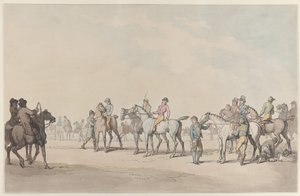 Příprava na závod od Thomas Rowlandson