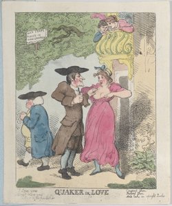 Zamilovaný kvaker, 1815., 1815. od Thomas Rowlandson