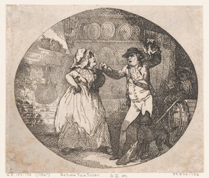 Návrat ze sportu, 1786., 1786. od Thomas Rowlandson