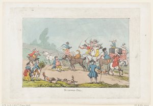 Richmond Hill, 1811, 1811. od Thomas Rowlandson