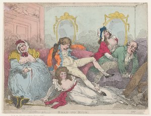 Cesta ke zkáze od Thomas Rowlandson