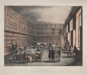 Royal Institution, Albemarle Street od Thomas Rowlandson