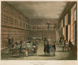 Royal Institution, Albemarle Street, Londýn od Thomas Rowlandson