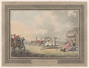 Vybíhá z kurzu, 1. ledna 1799, 1. ledna 1799. od Thomas Rowlandson